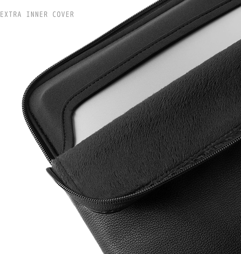 PU Leather Laptop Sleeve Bag Case For MacBook Air Pro 13" 14